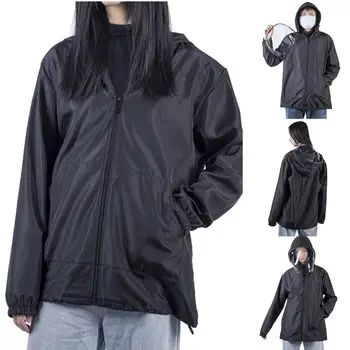 

Protective Workwear Clothing With Mask Anti-fog Light Dust-proof Removable Anti-radiation Coverall Coat