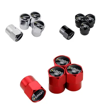 

Car Styling Wheel Tire Valve Stem Caps Rim Sticker Cover For Smart Forfour Brabus Roadster Benz GLA SLS C180 A200 W210 W211 G500