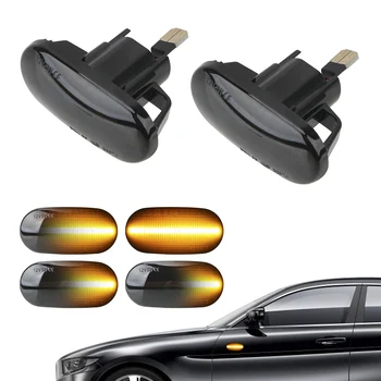 

LEEPEE Pair of Signal Lamp for HONDA Civic Acura Del Sol Integra S2000 Blinker Turn Signal Light LED Car Dynamic Side Marker