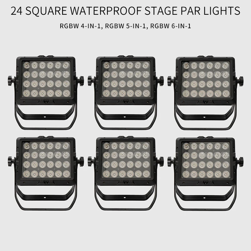 6 шт./лот 18x12 Вт/20x18 Вт/24x18 RGBW открытый светодиодный светильник DMX управления