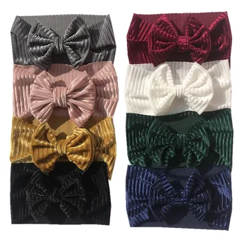 

2019 Brand New Kids Girls Baby Toddler Bow Headband Hair Band Accessories Headwear Head Wrap Photo Props Big Bowknot Accessories