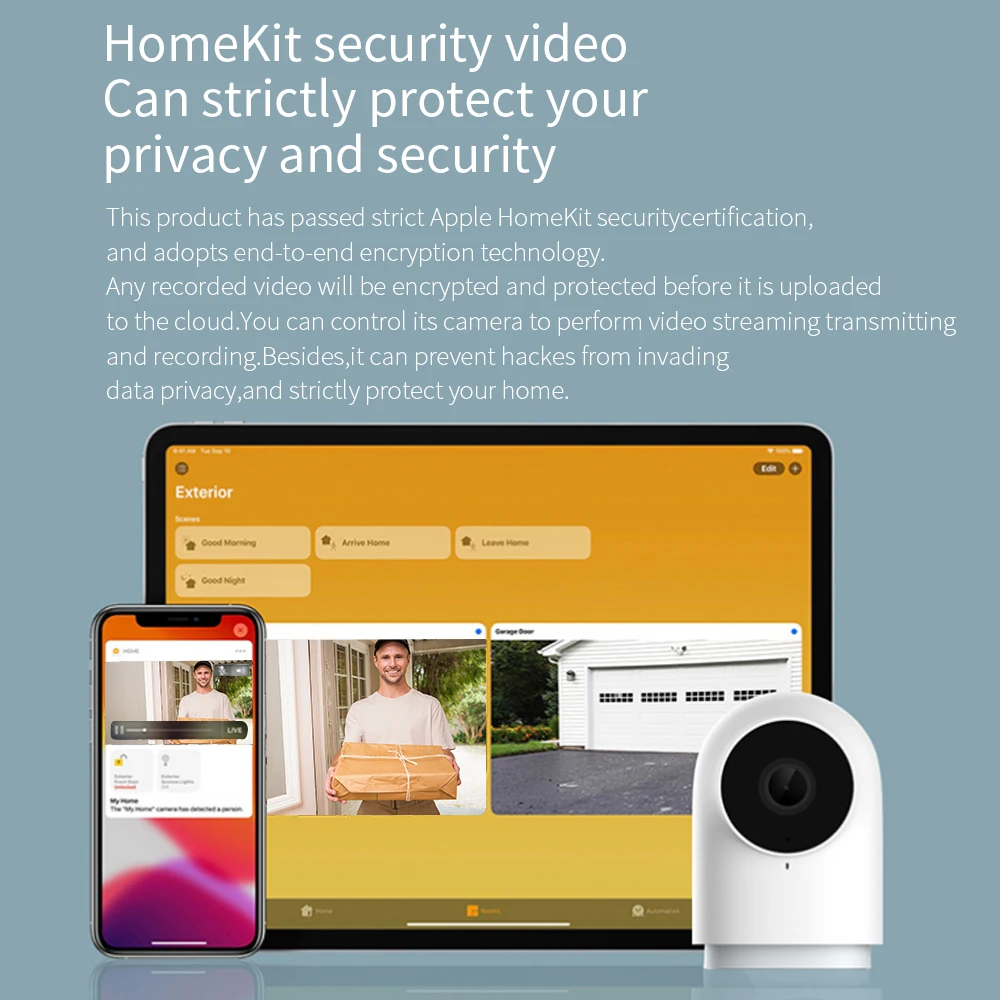 Умная камера Aqara G2h AI 1080P Hd шлюз нагрудная для домашнего комплекта
