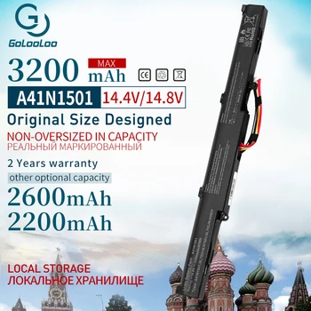 

Golooloo A41N1501 Laptop Battery for Asus VivoBook Pro N552VW G752VW GL752VL UX580GE GL752JW L41LK2H A41LK9H 0B110-00360100