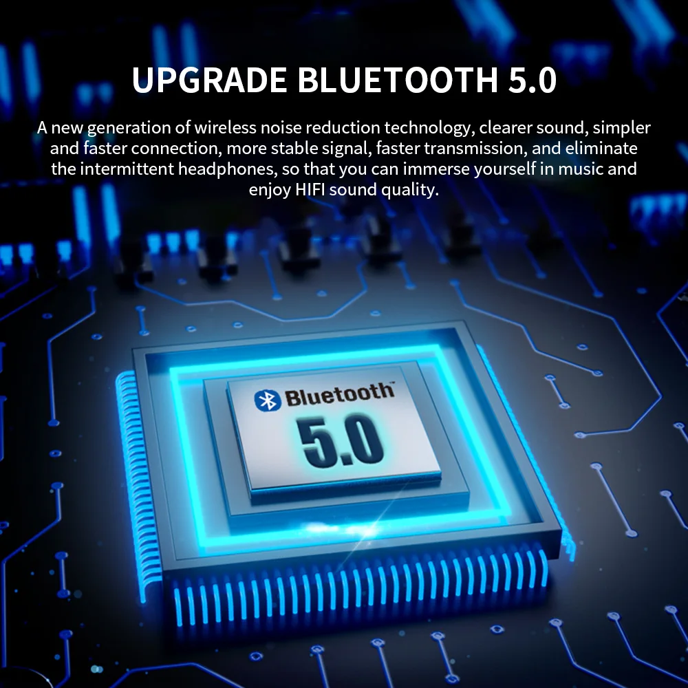 H01 Bluetooth наушники TWS True беспроводные 9D стерео музыкальные наушники светодиодный дисплей 2000 мАч наушники можно заряжать для телефона