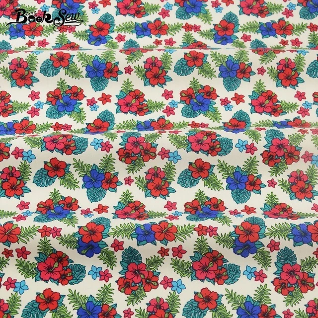 Booksew Ankara Fabric Cotton Fabric Floral Telas Patchwork Algodon