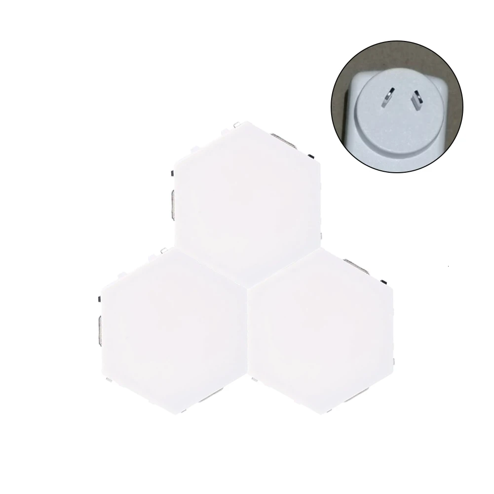 DIY Quantum Lamp Touch Sensitive Lighting Night Light Magnetic Hexagons Creative Decoration Wall Lampara For Wedding Restaurant