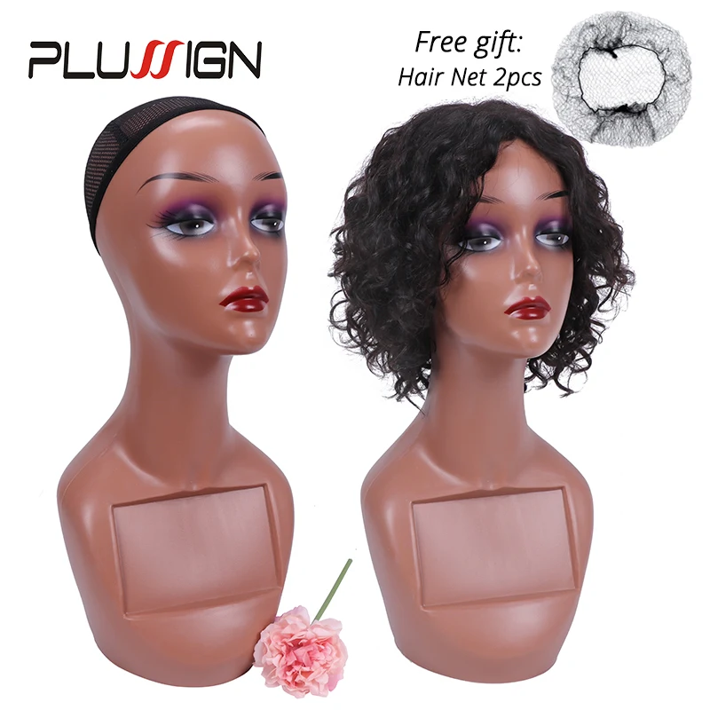 PlussignNewLadyPlasticMannequinHeadWithoutShouldersBlackBeige