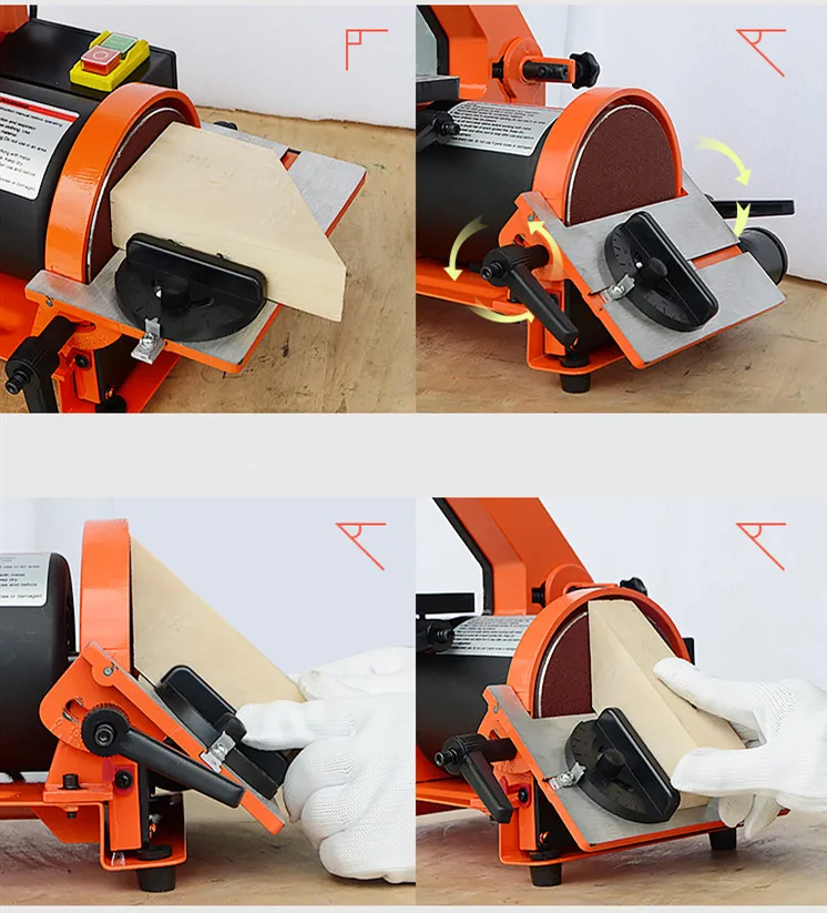 Sanding Machine For Woodworking Belt Sander Metal Grinding/Polisher 350W Copper Motor Knife Grinder Chamfering Machine
