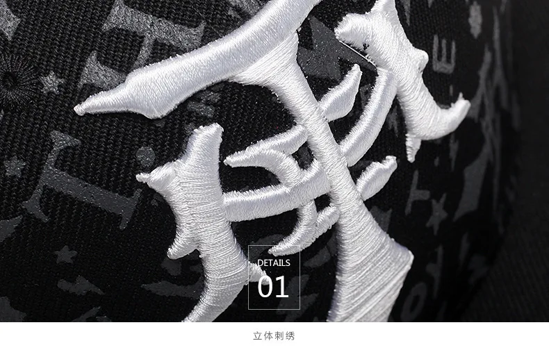 Бейсбольная кепка с буквенным принтом для мужчин и женщин бейсболки модные тренды хип-хоп бейсболка s Bone