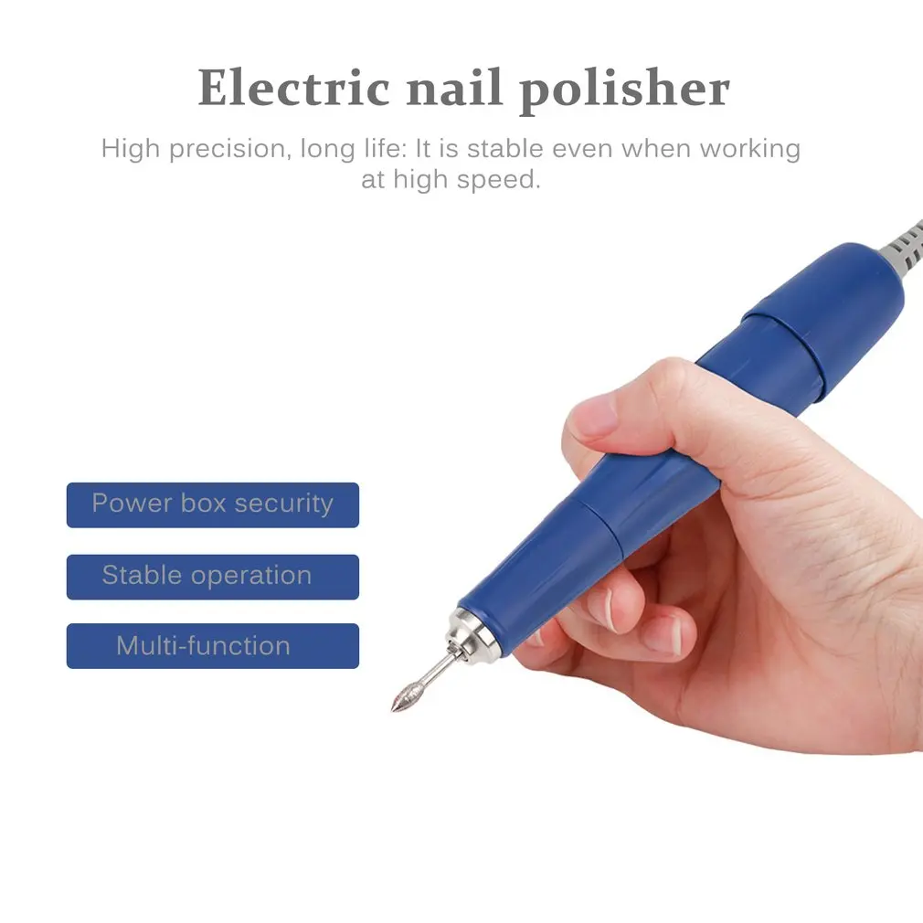 Multi-function Electric Portable Nail Polishing Machine Dental Polishing And Polishing Jewelry Manicure Equipment 65W 35000 Rpm