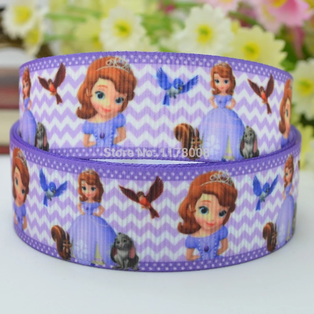 7/" 22 мм шеврон печатная корсажная лента hairbow DIY ручной работы оптом 50YD
