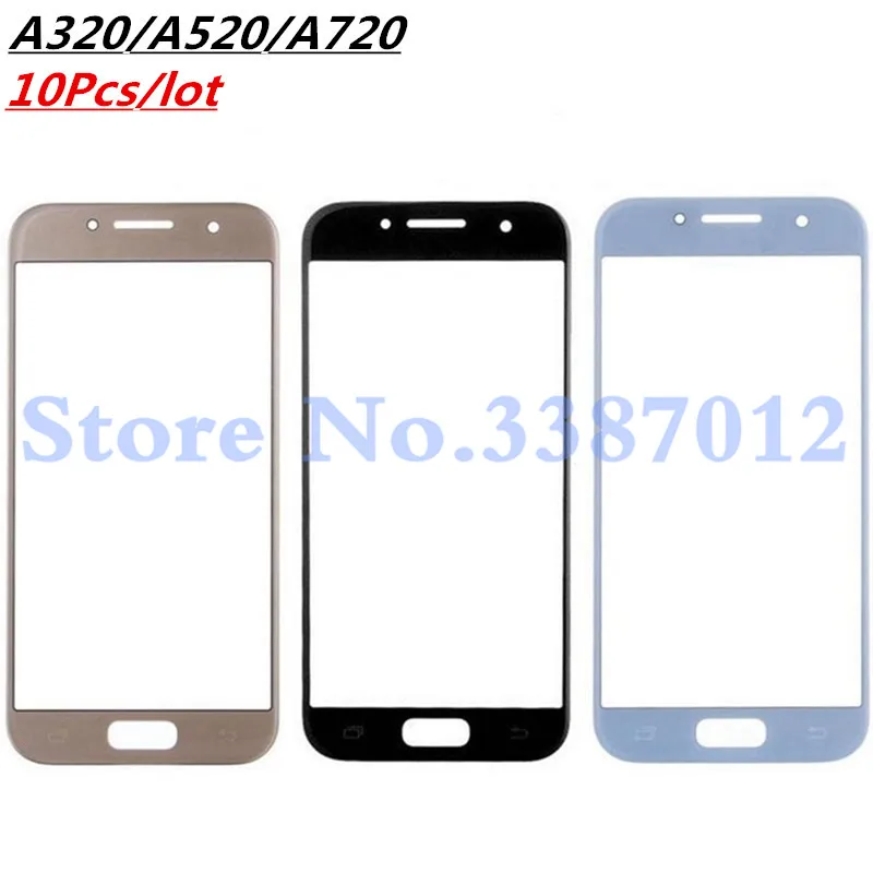 10 шт./лот сменная сенсорная панель для Samsung Galaxy A3 A5 A7 2017 A320 / A520 A720 сенсорный экран