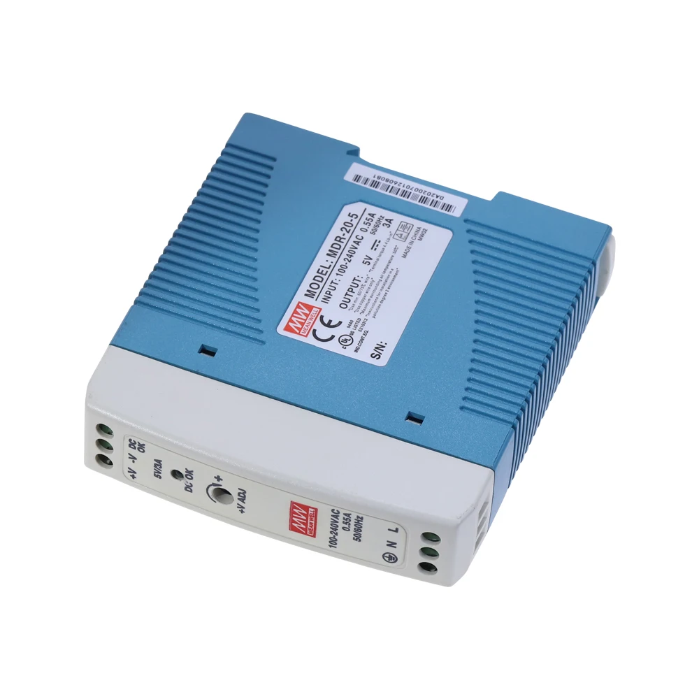 MDR 20 20W одиночный выход 5V 12V 15V 24V Din Rail импульсный источник питания AC/DC|Импульсный