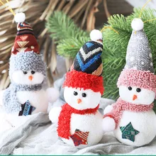 Рождественский снеговик кукла-снеговик декоративная подвеска Рождественское украшение для дома кукла для декора Детский Рождественский подарок для детей#10