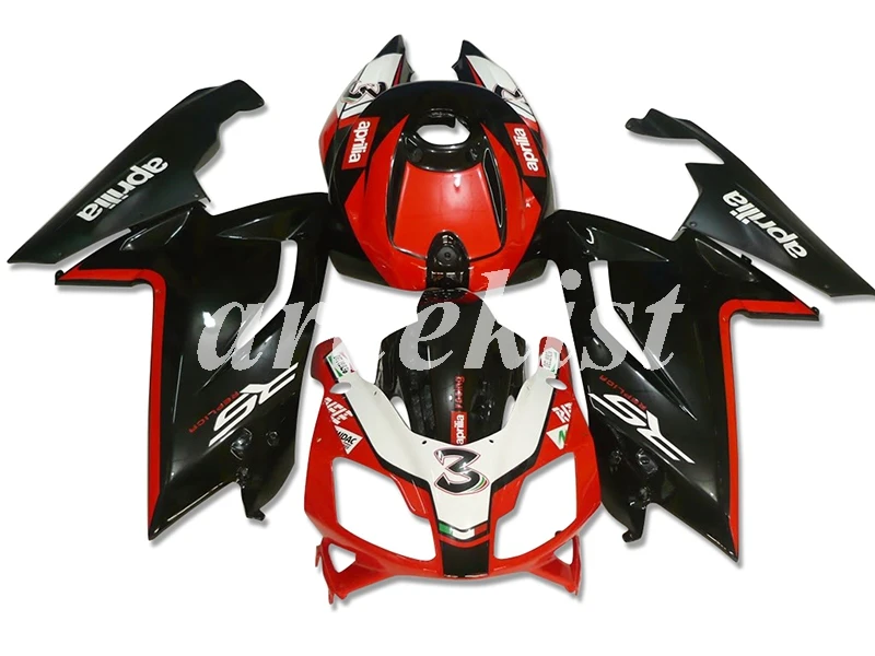 Мотоцикл литья под давлением ABS полный обтекатель комплект подходит для Aprilia RS125 06 07 08 09 10 11 RS 125 2006-2011 набор кузова черный красный