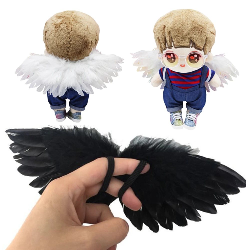 Plush Doll Accessories Doll Accessories Little Angel Wings for Plush Dolls and BJD Dolls