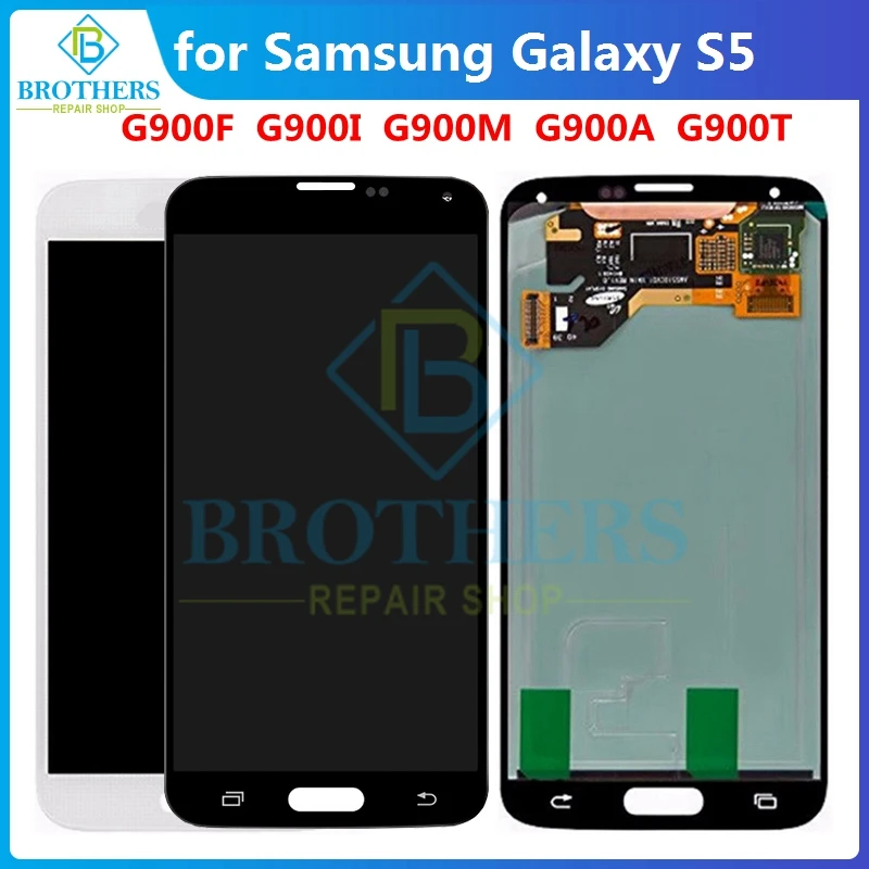 

AMOLED LCD Screen For Samsung Galaxy S5 LCD Display for Samsung G900F G900I G900M G900A G900T LCD Assembly Touch Digitizer OLED