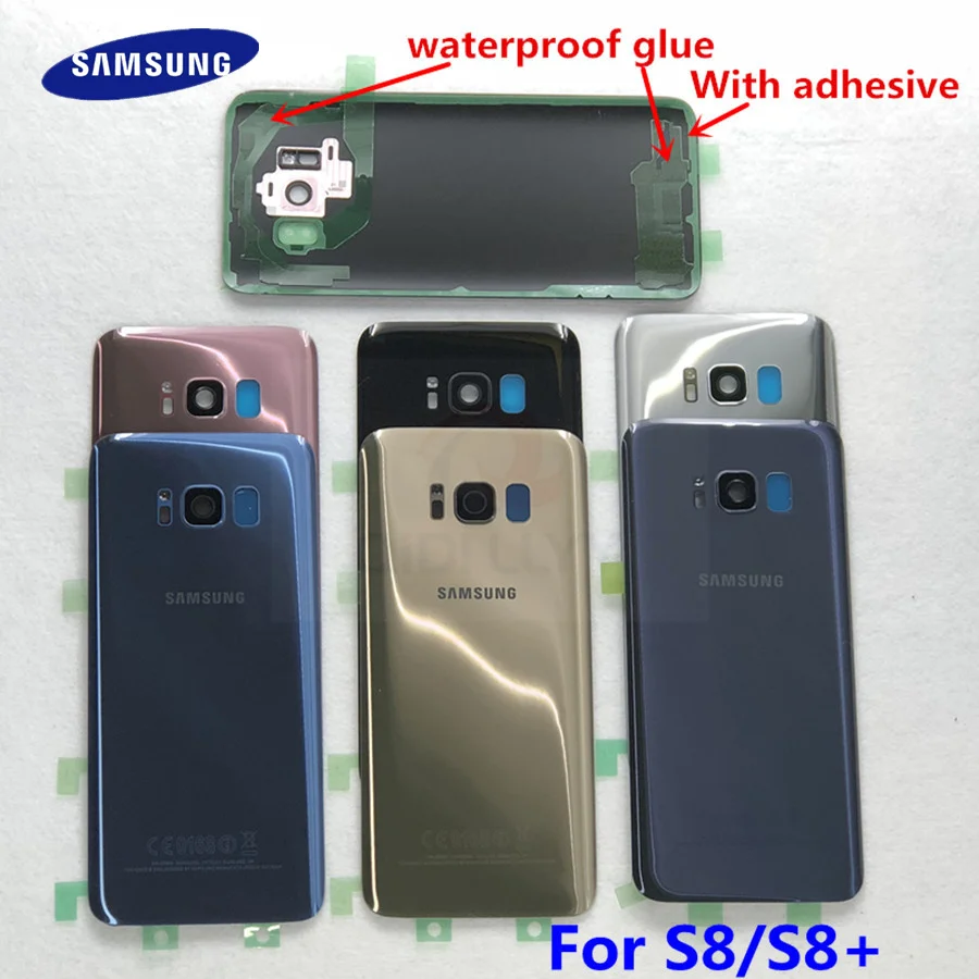 Big Sale Back Glass Battery-Cover Samsung S8 G950f/s8-Plus Rear-Door-Housing-Case G955F  9gLEBBAEg
