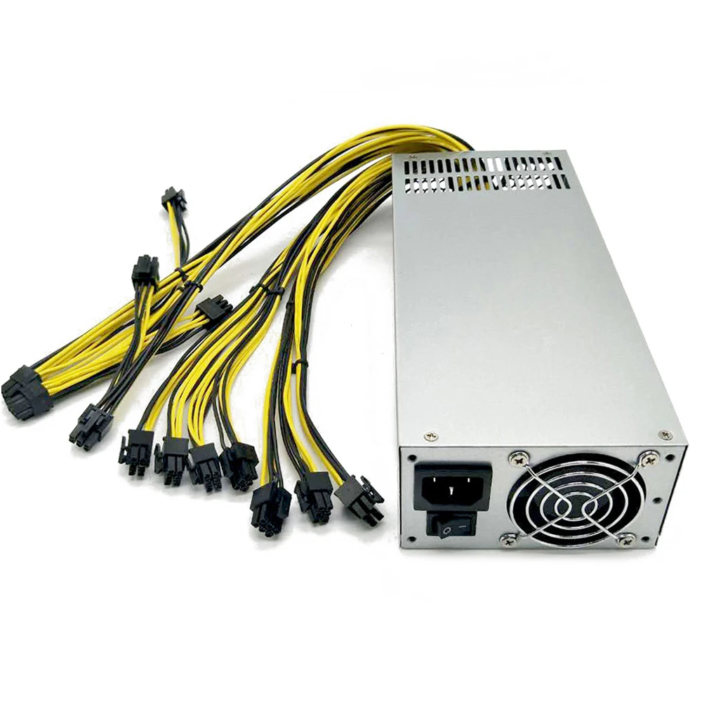 

160-270V 2400W Dual Ball Bearing Fan Dedicated Power Supply for S9 S11 E11 Z11 R-4 A7 E9I Miner Mining Machines