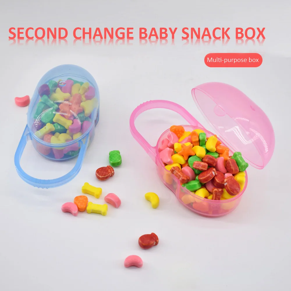 

Nipple Storage Pacifier Box storage box Portable child protective cover travel portable baby box PP standard caliber 0-3 years