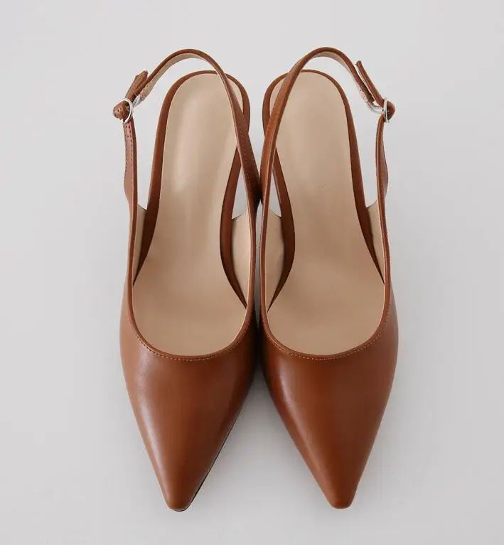 brown 6cm Туфли-лодочки ZHENZHOU Осенняя популярная женская обувь 6 см/8 см/10 см Новая Осенняя обувь на высоком каблуке-шпильке с острым носком в Корейском стиле - Цвет: brown 6cm