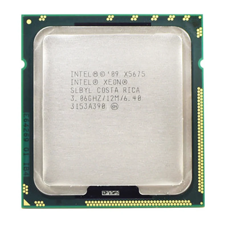 Для Intel Xeon шестиядерный X5675 SLBYL 3,07 GHz 12MB 6.40GT/s Socket LGA1366 cpu