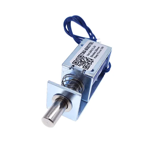 캐비닛 도어락용 전기 잠금 장치, DC 12V 24V 10mm 전자석 TAU-S0837DL-D 스트로크 마그네틱 잠금 장치 3