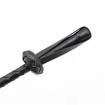 Bdsm Whip 38cm Bondage Erotic Fetish Woman Leather Slave Fancy Spanking Paddle pony play Flogger Sex Toy for Couples Riding Crop 6