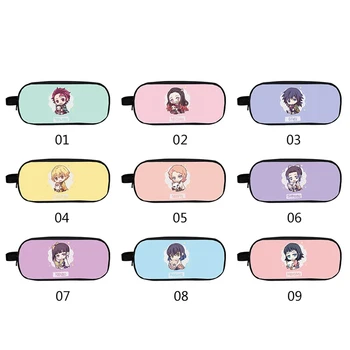 

Demon Slayer: Kimetsu No Yaiba Multi-function Pencil Bag Boy Girl Kids School Supplies Stationery Storage Bag