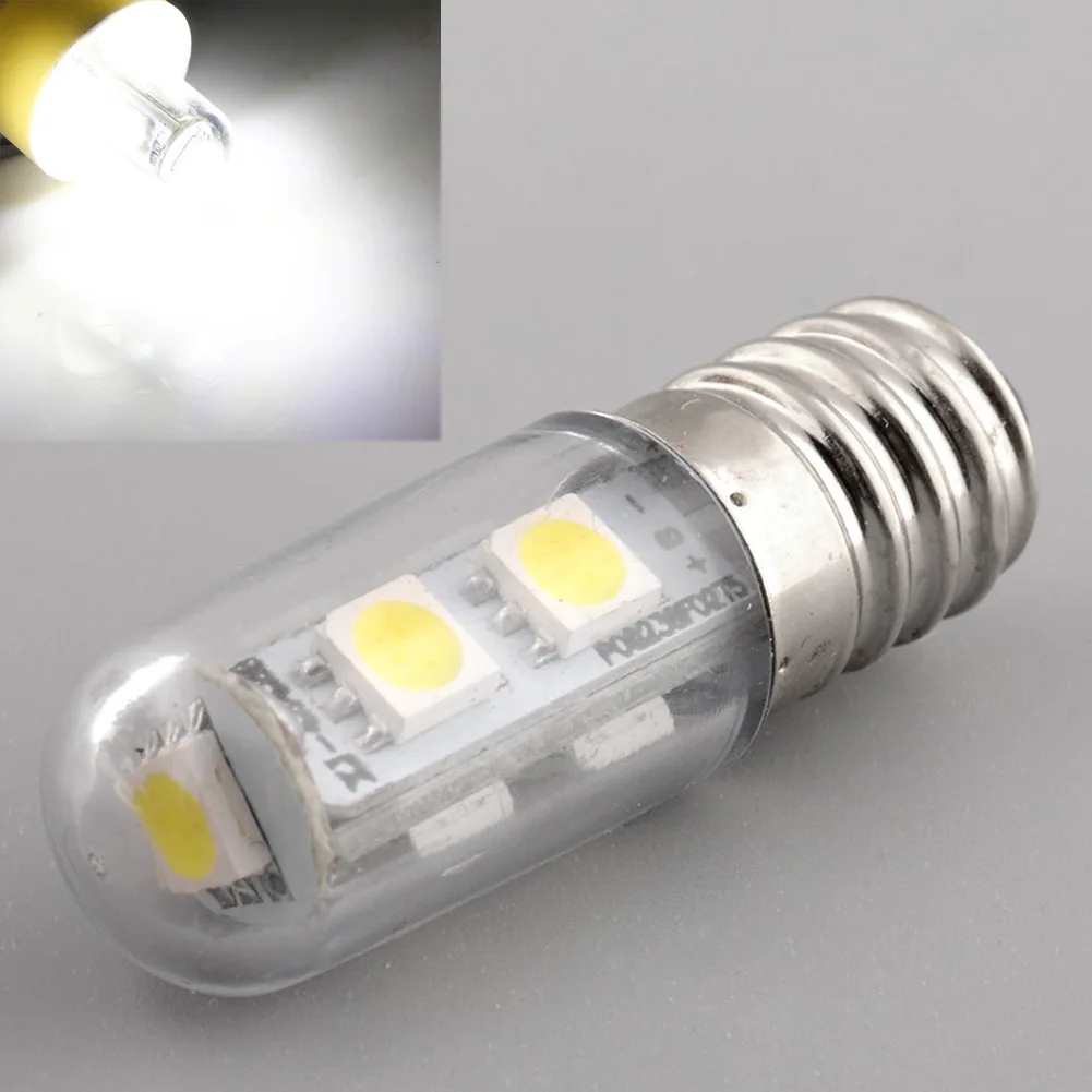 E14 220 V/1 W 7LED 5050SMD яркий белый домашний холодильник кукурузный светильник долговечная лампа