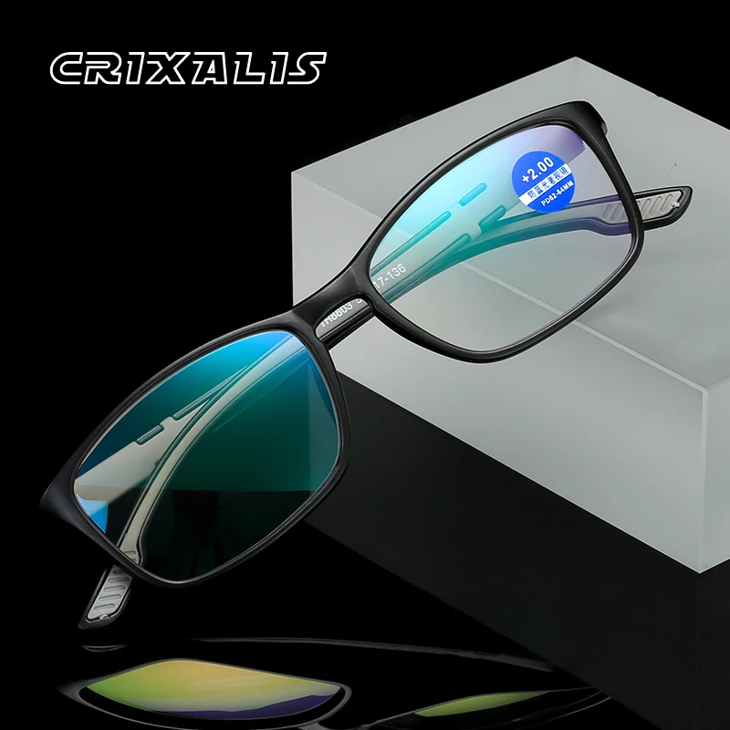 Очки CRIXALIS TR90 для мужчин и женщин винтажные аксессуары чтения при пресбиопии