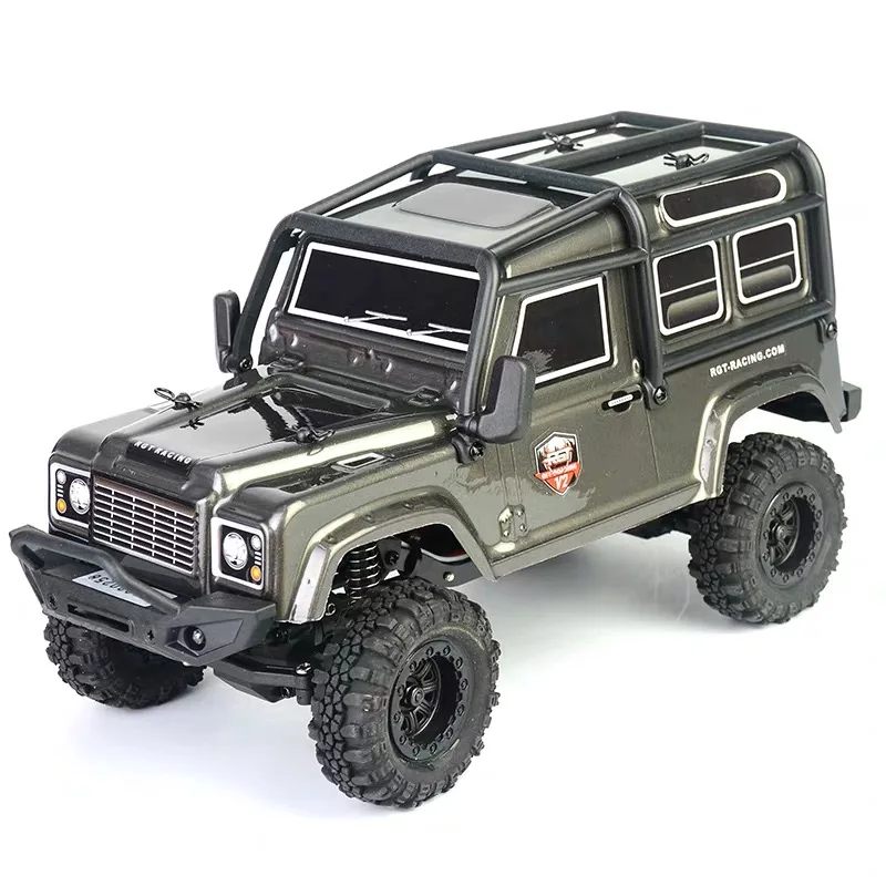 RGT 136240V2 1/24 2,4G 4WD 20 км/ч RC Рок Гусеничный внедорожный багги автомобиль детская игрушка RTR пульт дистанционного управления багги игрушки - Цвет: Зеленый
