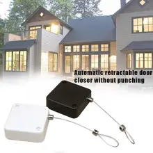 Automatic Door Closer Punch-free Automatic Sensor Door For All Doors Black Automatically White Close and Closer B5S2