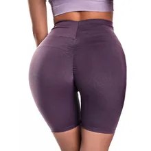 Женский пуш-ап для бедер фитнес шорты с высокой талией спортивный Быстросохнущий Спортивный обтягивающий шорты для йоги уличный беговой тренировки шорты для езды