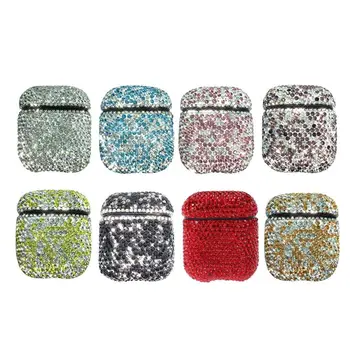 

Luxury Bling Diamond Decorative Earphone Case Wireless Bluetooth Headphone Protective Cover for Apple AirPods Accessories