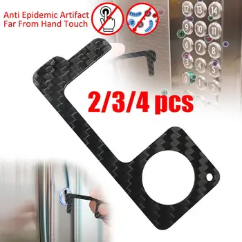 

2/3/4pcs No Touch Open Door No Touch Key Tool Elevator Opening Artifact Assistant Elevator Handle Multifunctional Anti-contact