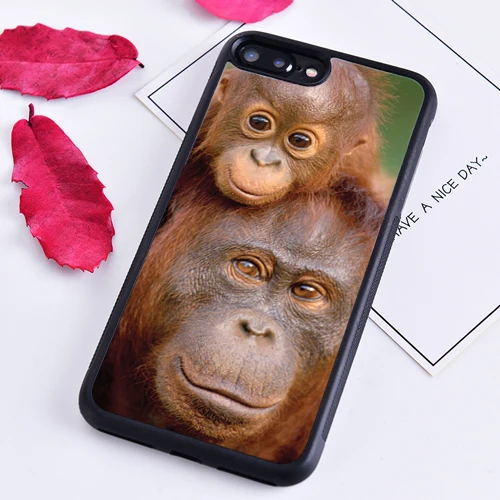 Чехол для телефона с изображением милой обезьяны для iPhone 5, 6 S, 7, 8 Plus, 11 Pro, X, XR, XS Max, samsung Galaxy S6, S7, S8, S9, S10 plus - Цвет: 010