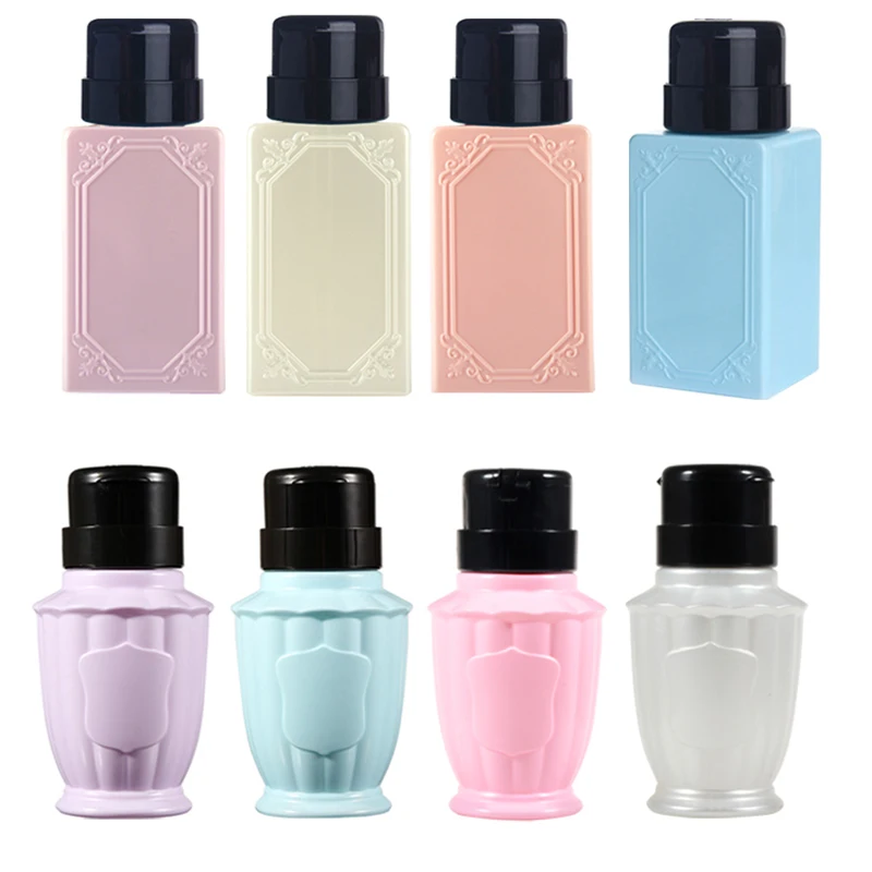 200 мл принадлежности для ногтевого салона пресс-Бутылка инструменты для ногтей бутылка для жидкости средство для удаления спирта очиститель многоразового использования контейнер для дизайна ногтей