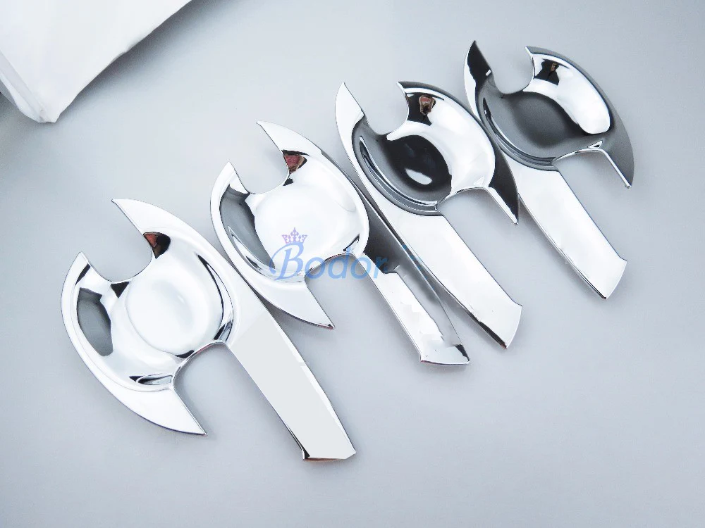 Хромированный Стайлинг автомобиля дверная ручка чаша вставка отделка Верхняя