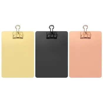 

Metal Clipboard Writing Pad File Folders Document Holder School Stationery Gifts