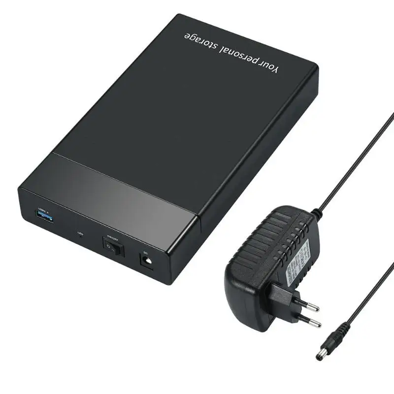 Золотой Высокоскоростной чехол для HDD USB 3,0 на SATA III 6 Гбит/с внешний жесткий диск Корпус для HDD 2,5 3," USB3.0 HD SSD чехол для жесткого диска - Цвет: Золотой
