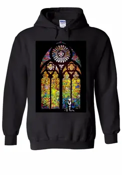 

Banksy Stained Glass Window Men Women Unisex Top Hoodie Sweatshirt 1761