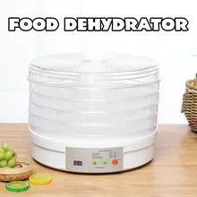Еда Класс как цифровой пищевой Дегидратор фрукты овощ, травы сушильные машины для мяса Еда сушилка Сухофрукты машина 5 лотков 110/220V