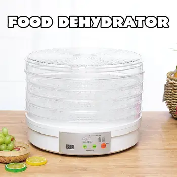 

Food Grade AS Digital Food Dehydrator Fruit Vegetable Herb Meat Drying Machine Food Dryer Dried Fruit Machine 5 Trays 110/220V