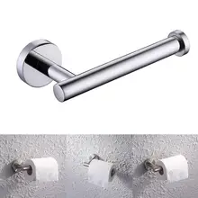 Toilet Wall Mount Toilet Paper Holder Stainless Steel Bathroom Kitchen Roll Paper Accessory Tissue Towel Accessories Holders