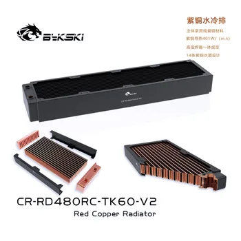 

Bykski CR-RD480RC-TK60-V2 Full Metal Copper radiator 360mm 3 Floor 60cm Thick Water Cooling Radiator For CP Cooler Heatsink