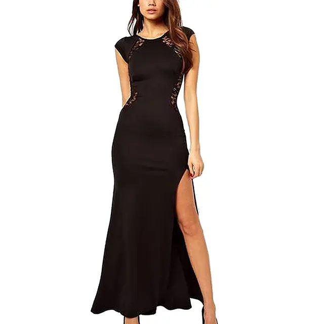 slim fit long frocks