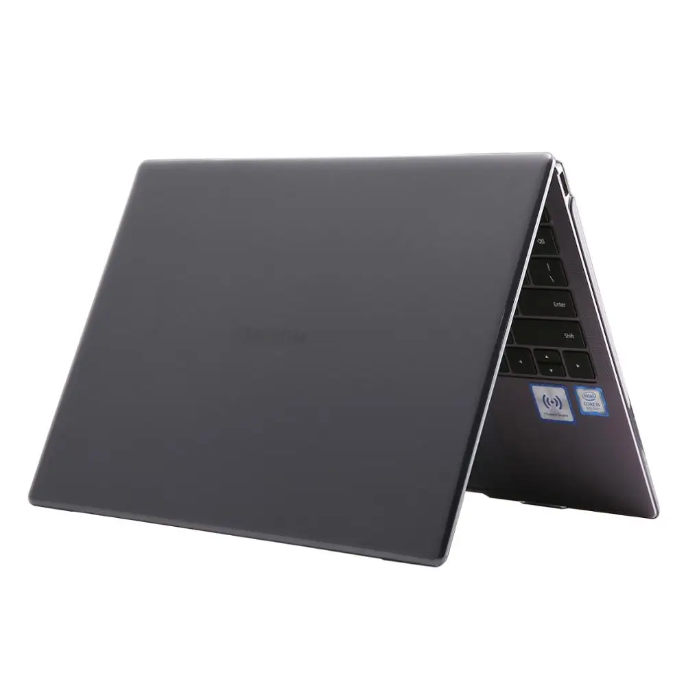 Crysta black Кристальный \ матовый чехол для huawei mate book mate 13 mate 14 mate book Xpro, HUEVM чехол s для mate book 13 14 защитный чехол - Цвет: Crysta black
