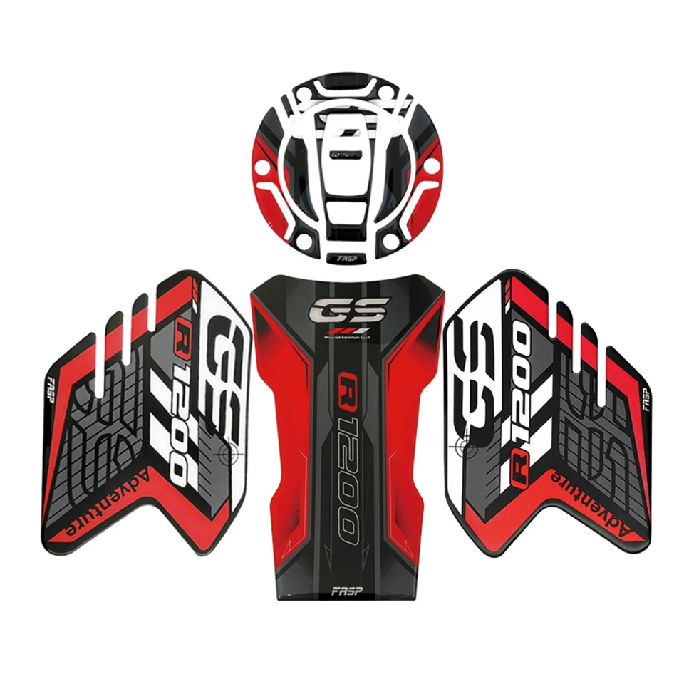 Protection Réservoir 3D BMW R1200 GS Adventure 2014-2018 - Autocollant Résine - 165x268 Mm