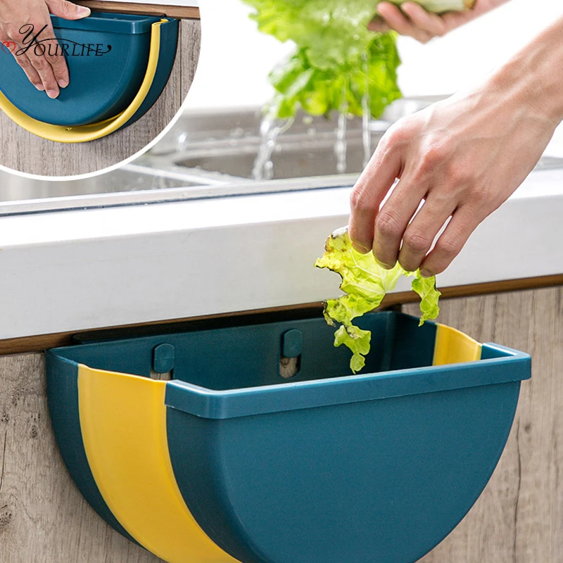 Креативное складное настенное мусорное ведро OYOURLIFE корзины для мусора подвесная